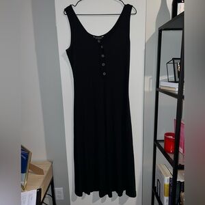 Banana Republic Black Midi Dress